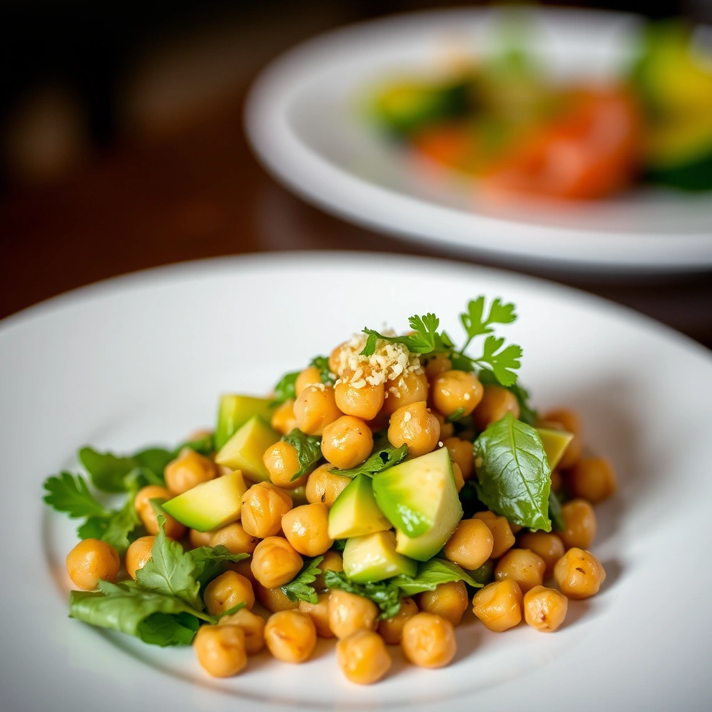 Avocado Chickpea Salad