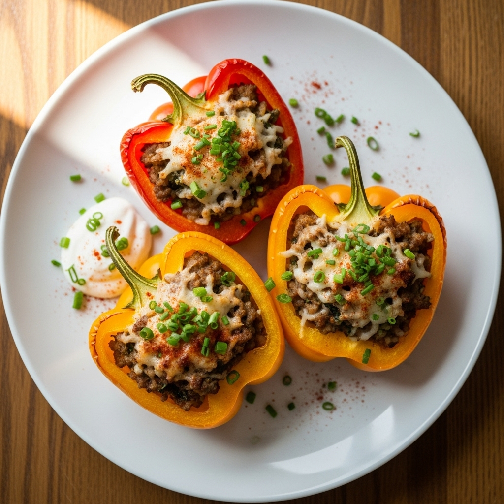 Baked Stuffed Bell Peppers