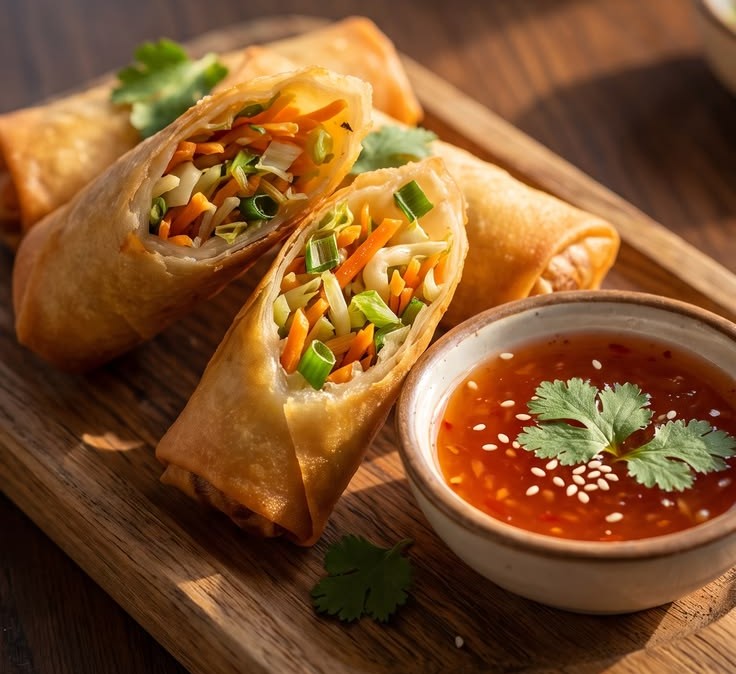 Crispy Vegetable Spring Rolls | Easy Homemade Appetizer