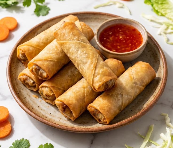 Crispy Vegetable Spring Rolls | Easy Homemade Appetizer