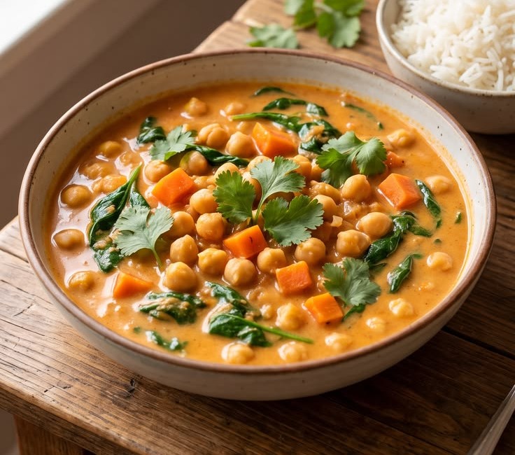 Hearty Chickpea Vegetable Curry | Healthy One-Pot Meal