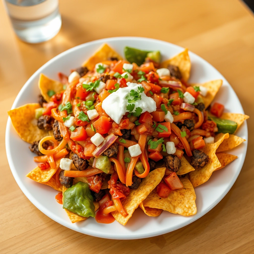 Veggie Loaded Nachos